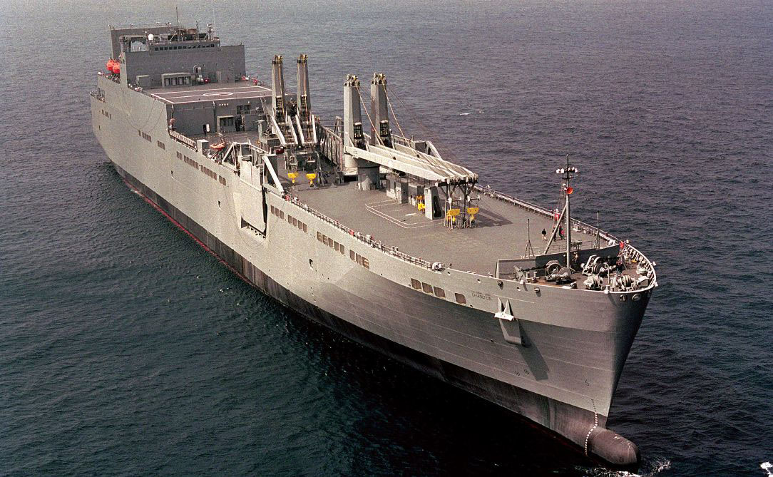 Crofton divers perform Underwater Inspection on USNS Charlton