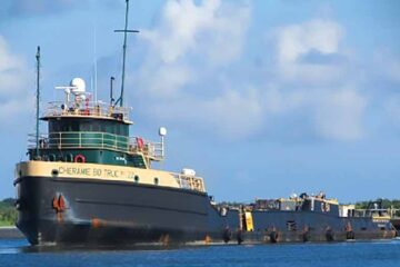 Collision between Offshore Supply Vessel Cheramie Bo Truc No 22 and Articulated Tug and Barge Mariya Moran/Texas