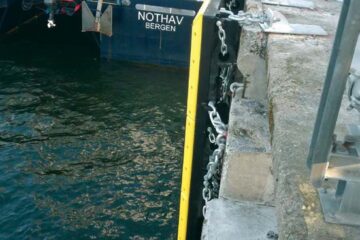 ExxonMobil jetty in Norway refurbished with 25 modern SFT fender systems