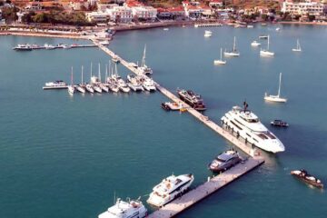 SF Marina installs 984-foot floating dock at Porto Heli, Greece marina