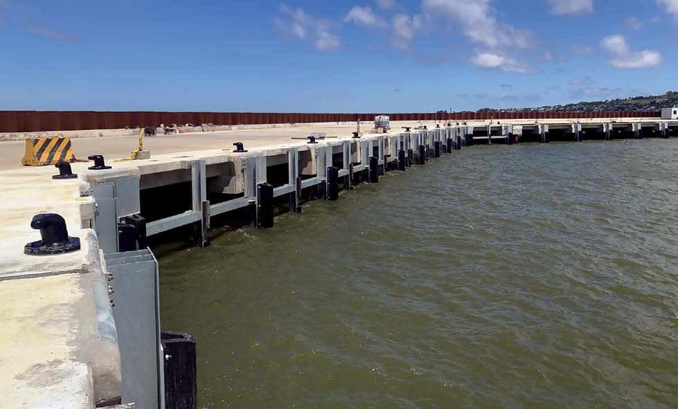 ShibataFenderTeam supplies fender systems for new Capurro fishing terminal in Montevideo, Uruguay