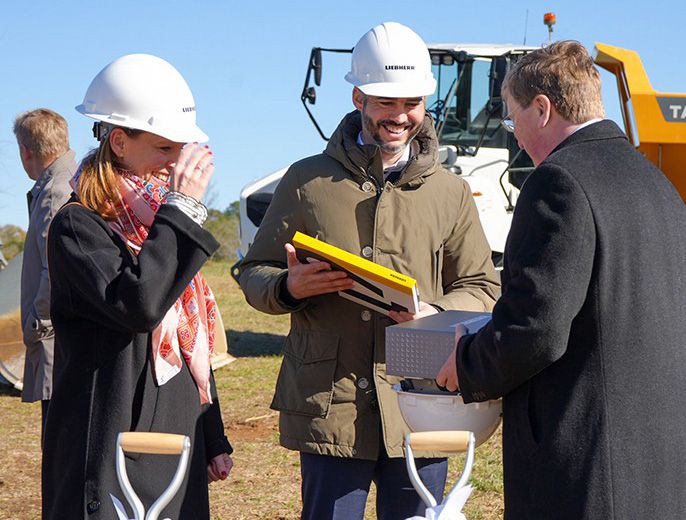 Groundbreaking of Liebherr’s Logistics Center for the Americas