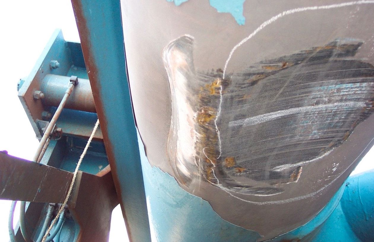 CP&A urges industry to utilize heat straightening for bent cranes