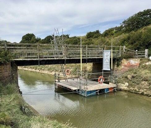 ScaffFloat Provides Self-build Pontoon for Bridge Scaffolding